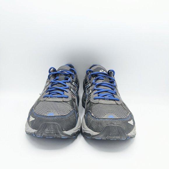 Asics Mens Gel Venture 5 T5N3N Gray Lace Up Low Top Running Shoes Size 12 - Picture 2 of 8